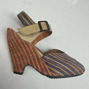 John Fluevog size 6 women’s wedge sandals